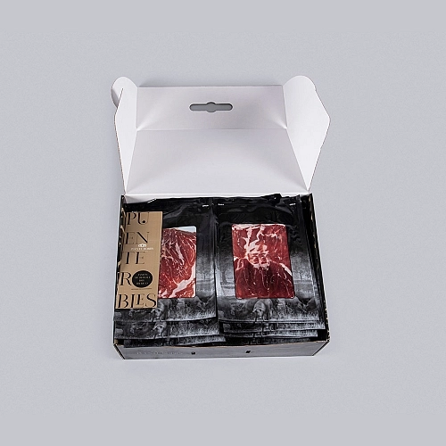 100% IBERIAN BREED ACORN-FED IBERIAN HAM (Machine Cut) 100% IBERIAN BREED ACORN-FED IBERIAN HAM (Machine Cut)