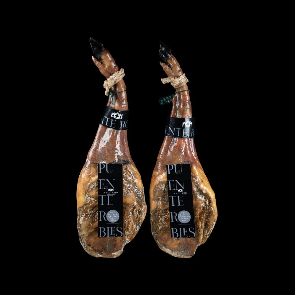 2 PALETAS DE CEBO DE CAMPO IBÉRICA 50% RAZA IBÉRICA