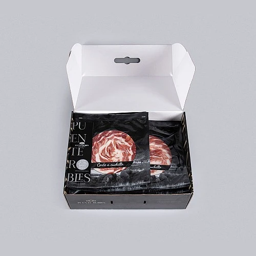 50% IBERIAN BREED FODDER-FED IBERIAN HAM FROM IBERIAN FIELDS (Hand-cut) 50% IBERIAN BREED FODDER-FED IBERIAN HAM FROM IBERIAN FIELDS (Hand-cut)