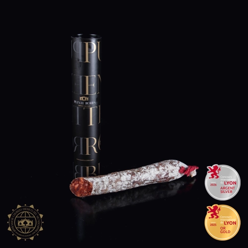 ACORN-FED THICK-CASING CHORIZO (In tube). FIRST PRIZE FOR THE BEST CHORIZO IN THE WORLD!