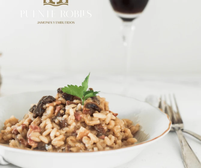 arroz con jamon y champiñones arroz con jamon y champiñones