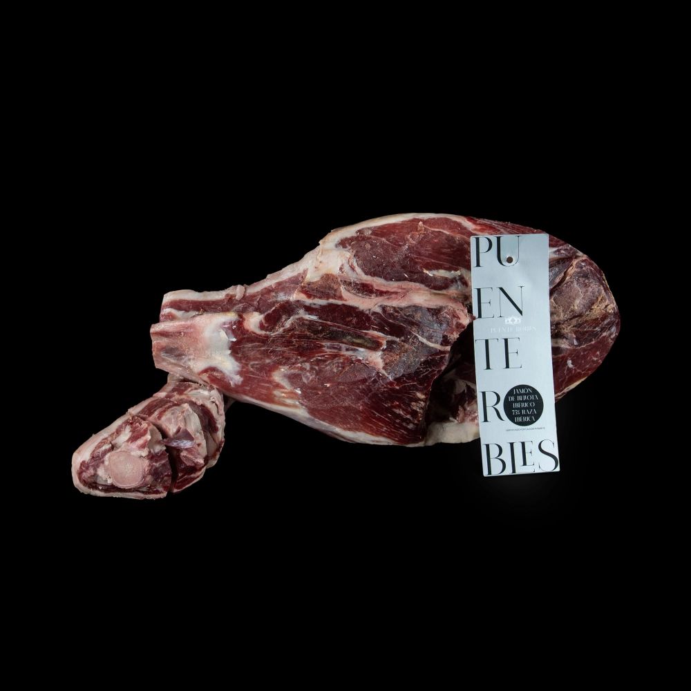 JAMÓN DE BELLOTA IBÉRICO 75% RAZA IBÉRICA (Deshuesado) JAMÓN DE BELLOTA IBÉRICO 75% RAZA IBÉRICA (Deshuesado)