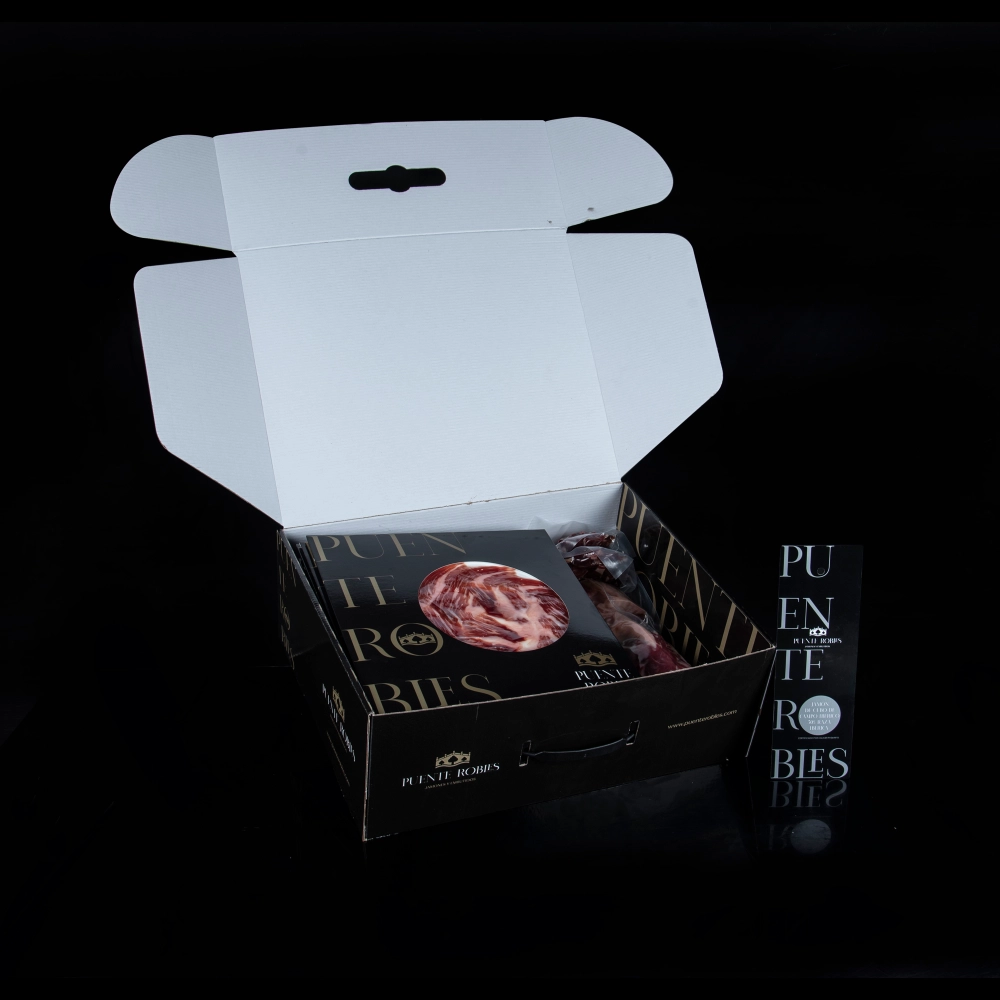JAMÓN DE CEBO DE CAMPO IBÉRICO 50% RAZA IBÉRICA (Cortado a cuchillo) JAMÓN DE CEBO DE CAMPO IBÉRICO 50% RAZA IBÉRICA (Cortado a cuchillo)