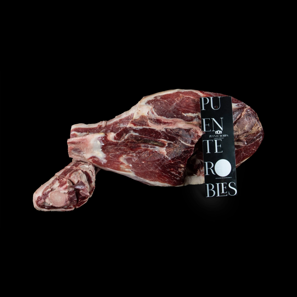 JAMÓN DE CEBO DE CAMPO IBÉRICO 50% RAZA IBÉRICA (Deshuesado) JAMÓN DE CEBO DE CAMPO IBÉRICO 50% RAZA IBÉRICA (Deshuesado)