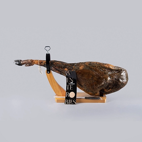 JAMÓN DE CEBO IBÉRICO 50% DE 7 KG A 7.5 KG + JAMONERO Y CUCHILLO GRATIS JAMÓN DE CEBO IBÉRICO 50% DE 7 KG A 7.5 KG + JAMONERO Y CUCHILLO GRATIS