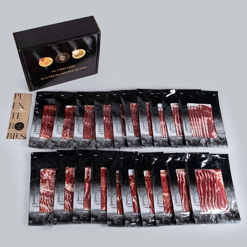 PACK 2: 20 SOBRES DE PALETA DE BELLOTA IBÉRICA 100% RAZA IBÉRICA CORTADA A MÁQUINA PACK 2: 20 SOBRES DE PALETA DE BELLOTA IBÉRICA 100% RAZA IBÉRICA CORTADA A MÁQUINA