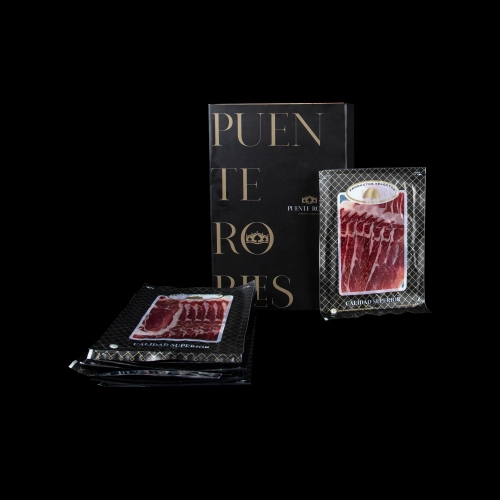 PACK CEBO CAMPO: 15 PACKETS OF CEBO DE CAMPOR 50% IBERIAN CEBO DE CAMPO HAM (MACHINE-CUT)
