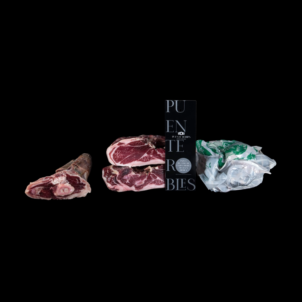 PALETA DE CEBO DE CAMPO IBÉRICA 50% RAZA IBÉRICA (Deshuesada) PALETA DE CEBO DE CAMPO IBÉRICA 50% RAZA IBÉRICA (Deshuesada)